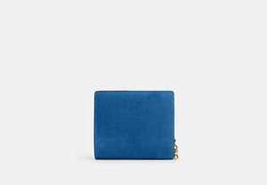 Snap Wallet In Signature Chenille - Gold/Blue Jay