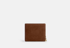 Snap Wallet In Signature Chenille - Gold/Warm Brown