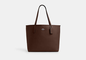 City Tote Bag - Silver/Maple