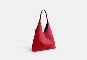 Brooklyn Shoulder Bag 28 - Brass/Scarlet