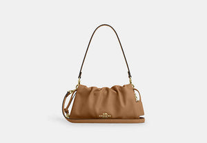 Faye Shoulder Bag - Gold/Honey Brown