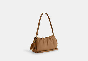 Faye Shoulder Bag - Gold/Honey Brown