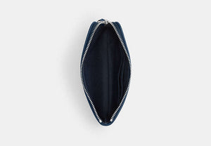 Corner Zip Wristlet - Silver/Denim/Dark Denim