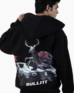 DEER DRIVE ZIPPER HOODIE - SULLITT