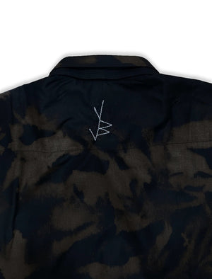 DOUBLE COLLAR ABSTRACT SHIRT - YB