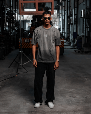 GREY THREADBARE TEE - SULLITT