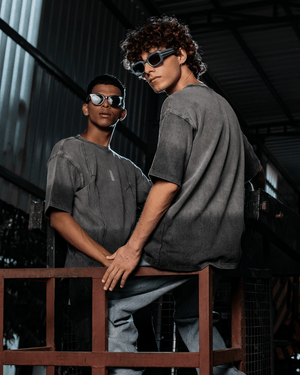 GREY THREADBARE TEE - SULLITT