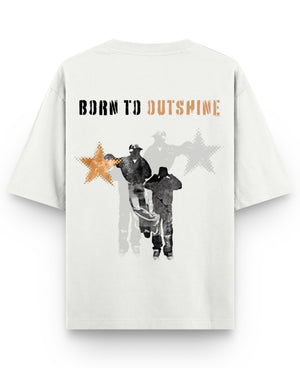 Off White Oversized T-shirt Back Design