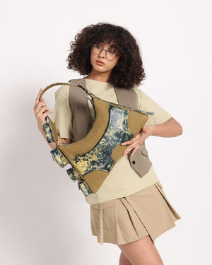 Muddled Cargo Bag - 4 Pocket Oxidised Olive - Fetti