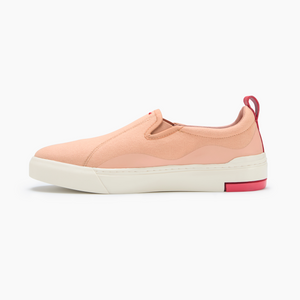 Ludic Himalayan Pink Enhanced Canvas slip-on sneakers