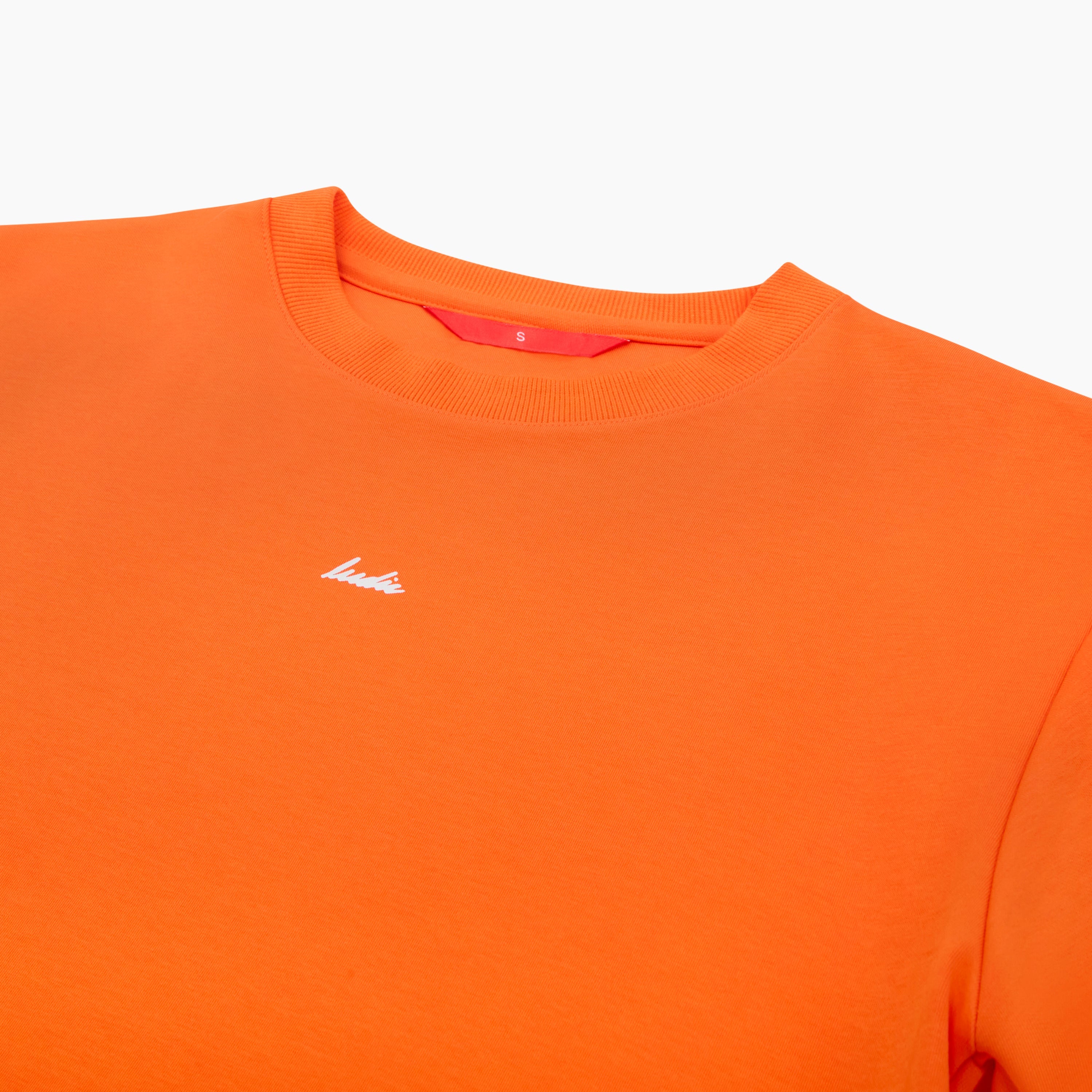 Ludic Cosmic Orange Core T Molecule T-shirt