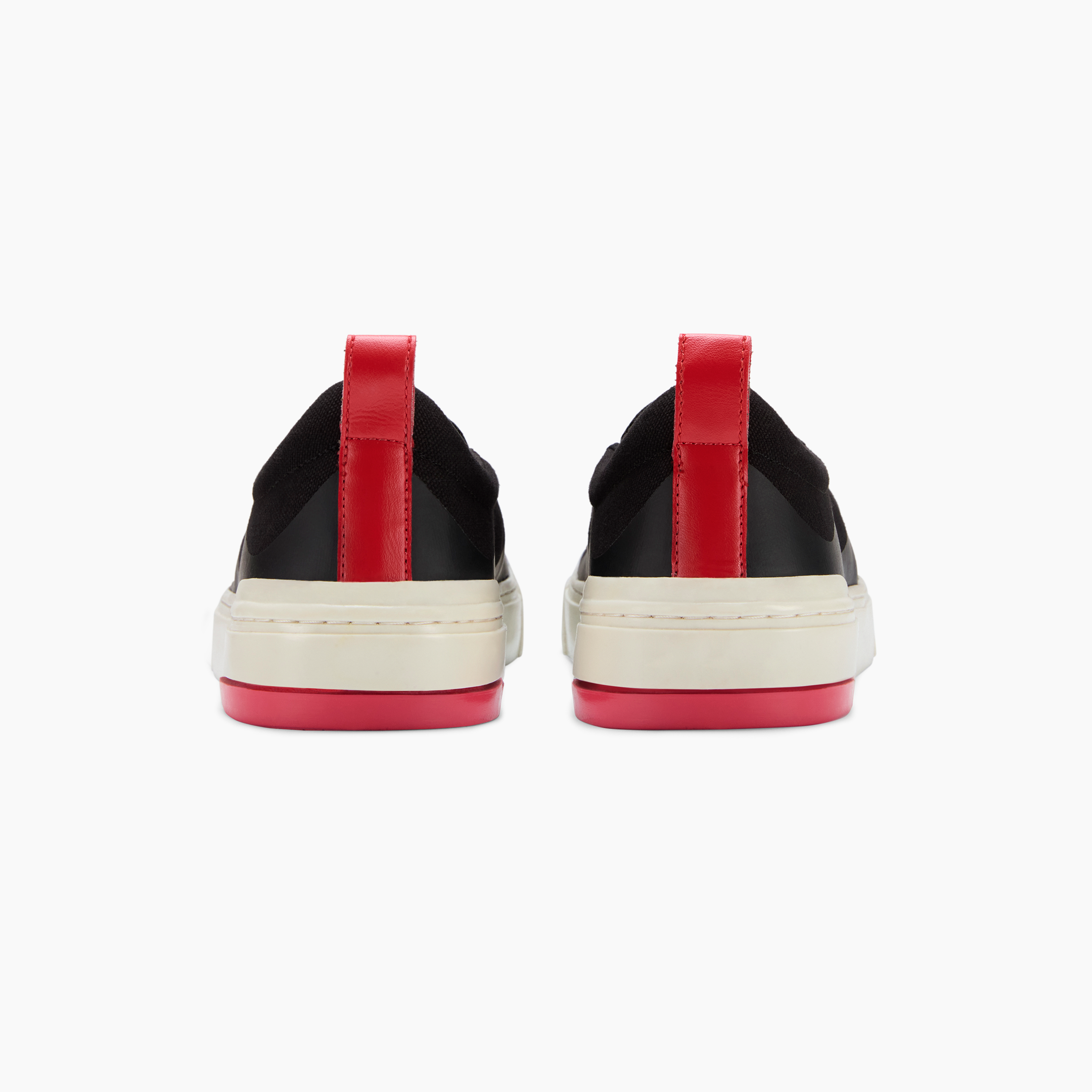 Ludic Orca Black Enhanced Canvas slip-on sneakers