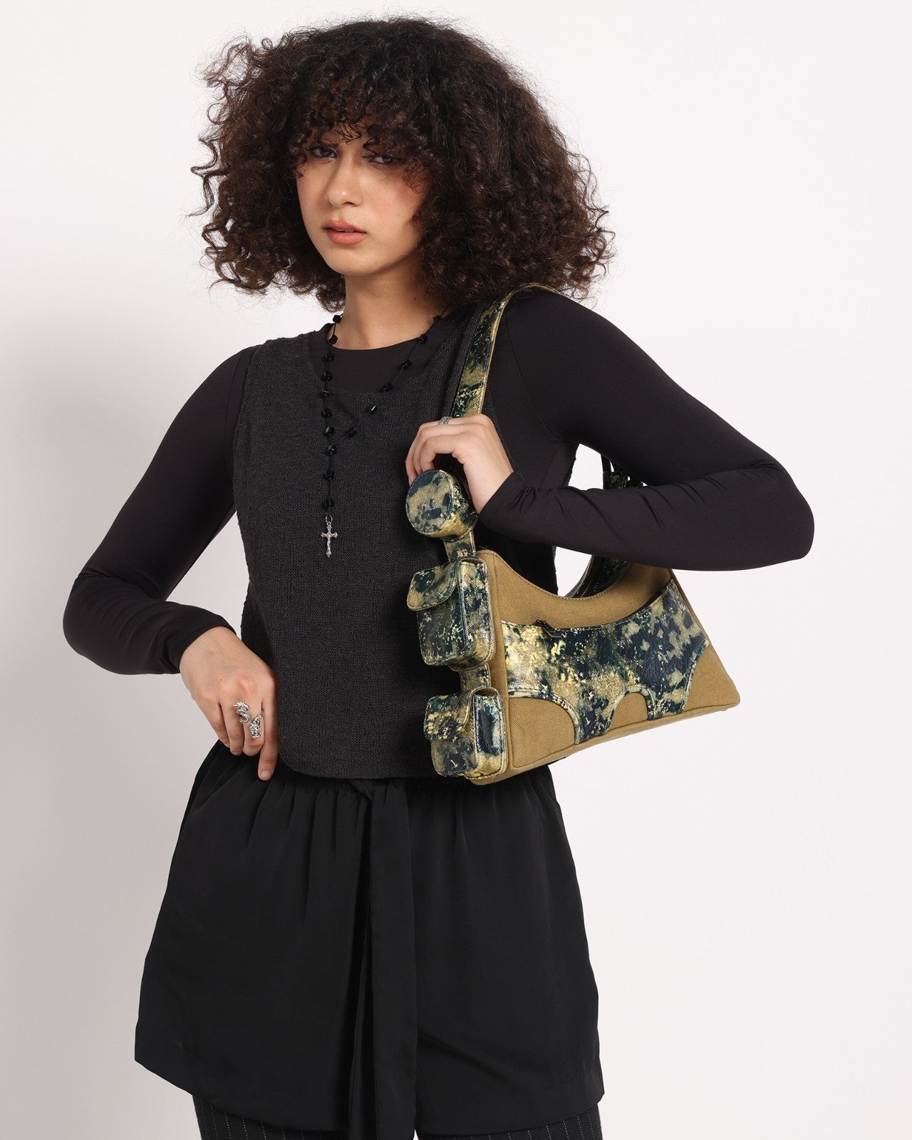 Muddled 3 Pocket Cargo Bag (Small) - Oxidized Olive - Fetti