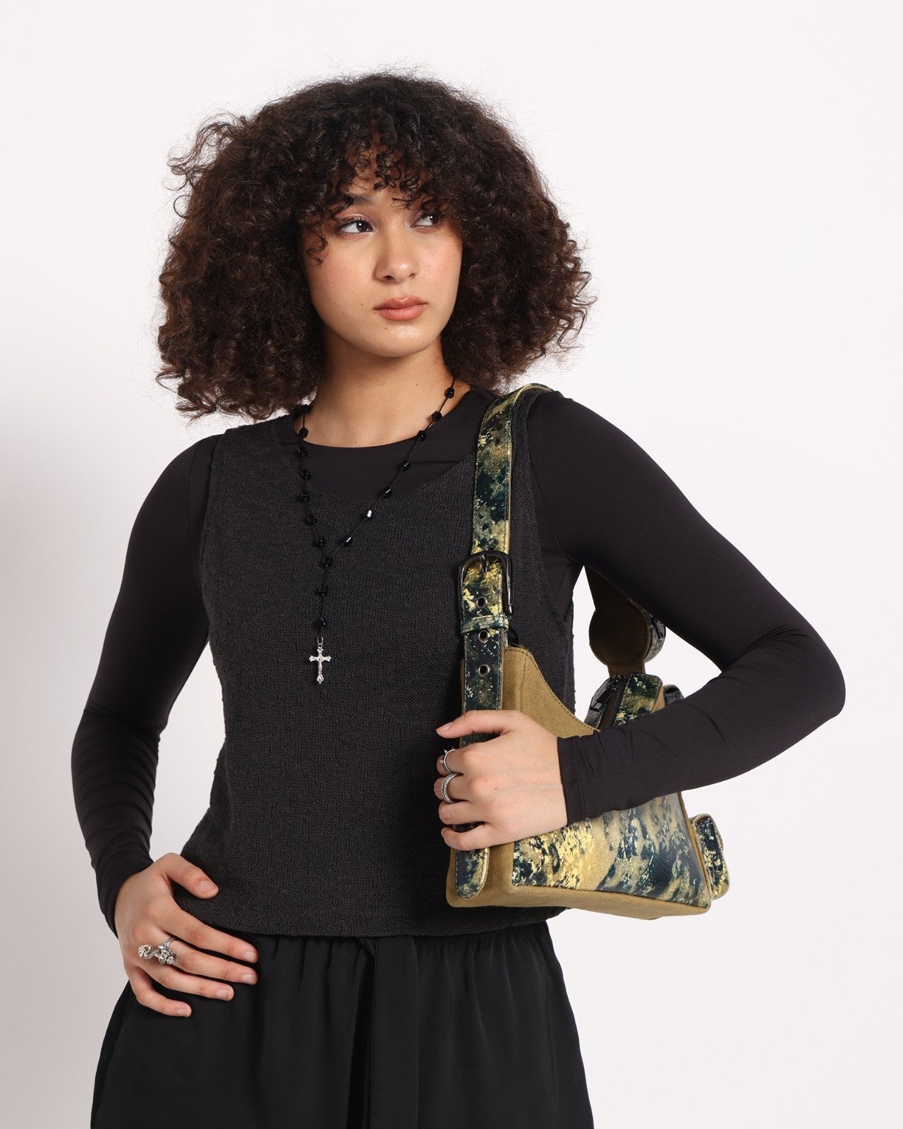 Muddled 3 Pocket Cargo Bag (Small) - Oxidized Olive - Fetti