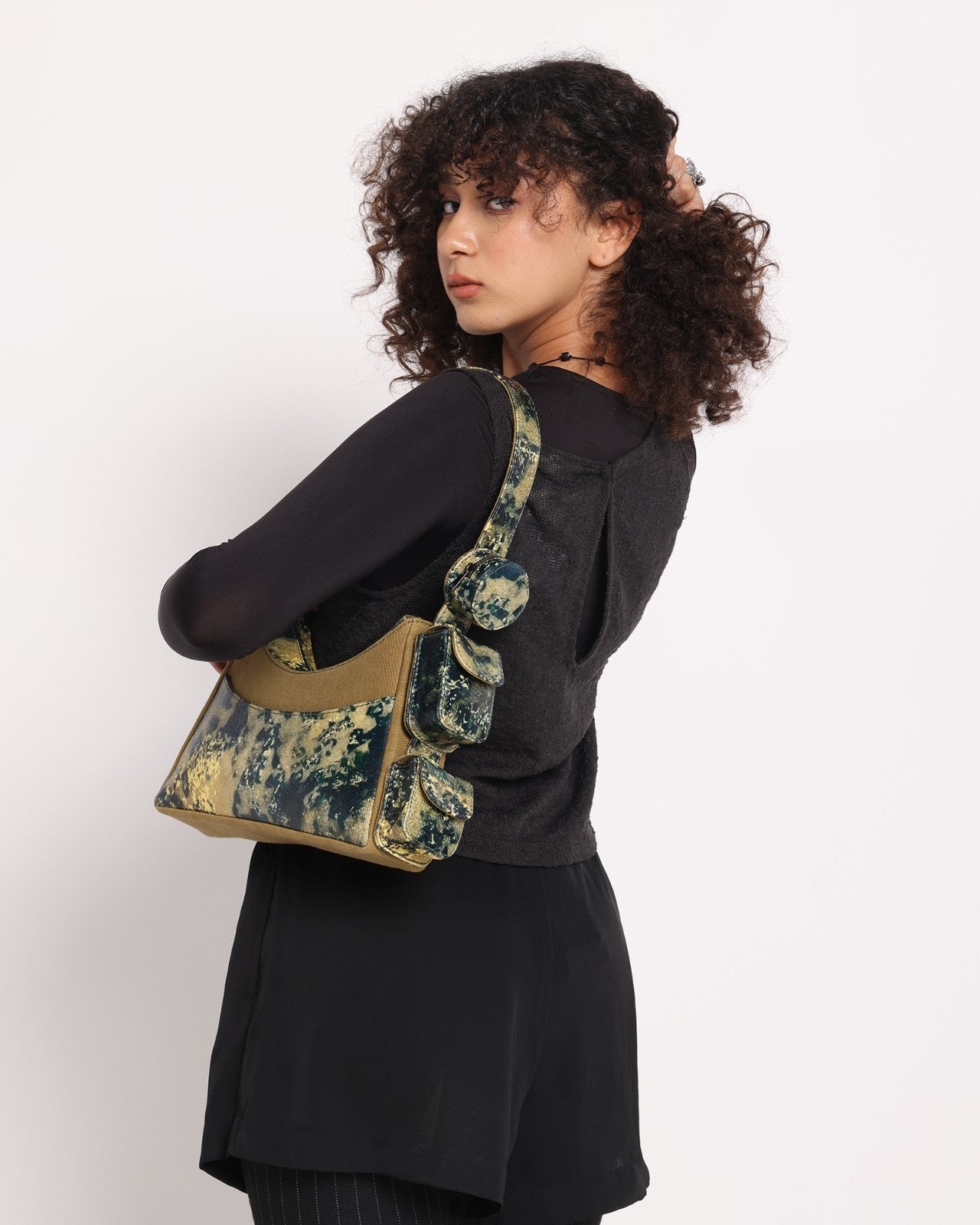 Muddled 3 Pocket Cargo Bag (Small) - Oxidized Olive - Fetti