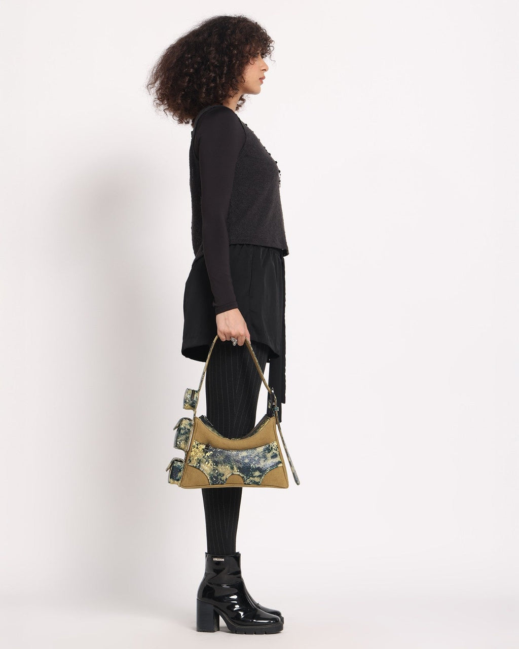 Muddled 3 Pocket Cargo Bag (Small) - Oxidized Olive - Fetti