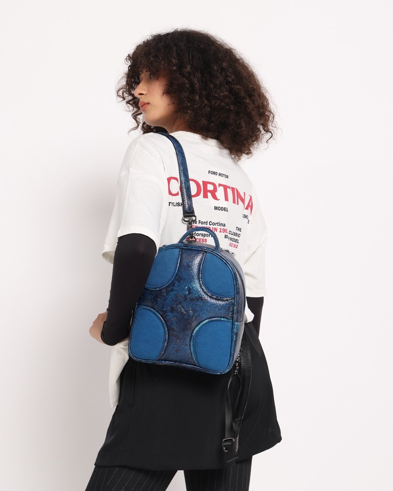 Muddled Knapsack - Cracked Indigo - Fetti