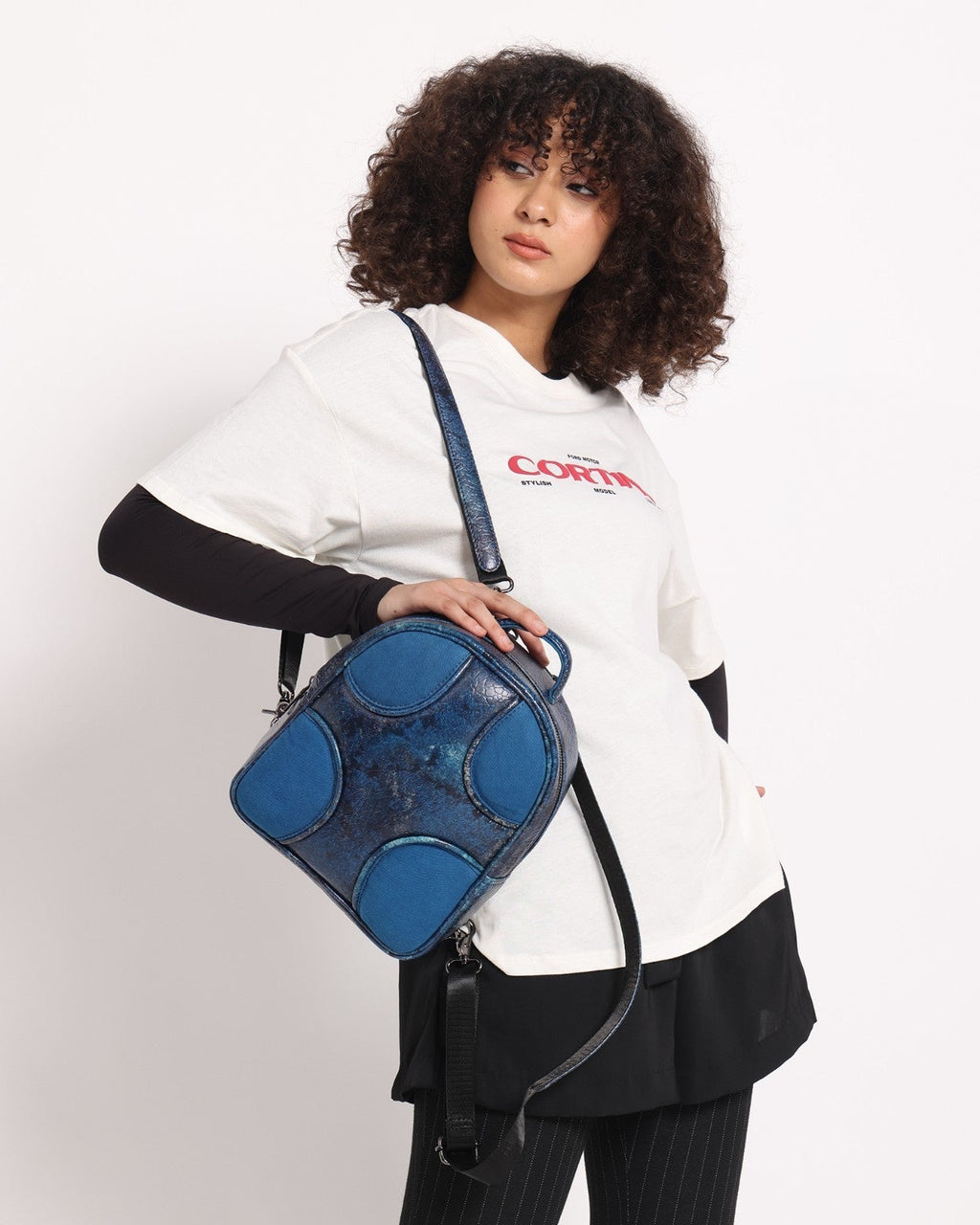 Muddled Knapsack - Cracked Indigo - Fetti