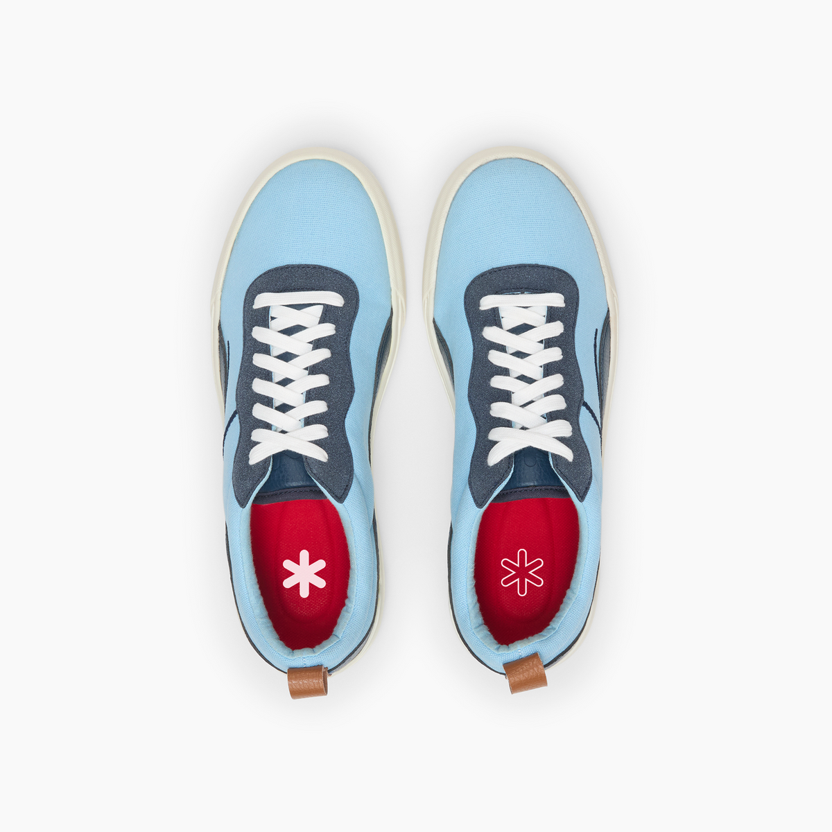 Ludic Tide Blue Enhanced Canvas low-top sneakers