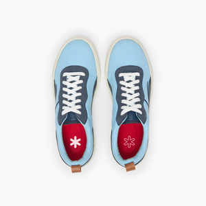 Ludic Tide Blue Enhanced Canvas low-top sneakers