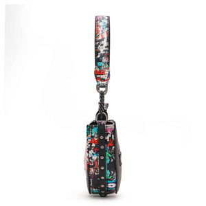 Graffld Street Half Moon Bag - Black
