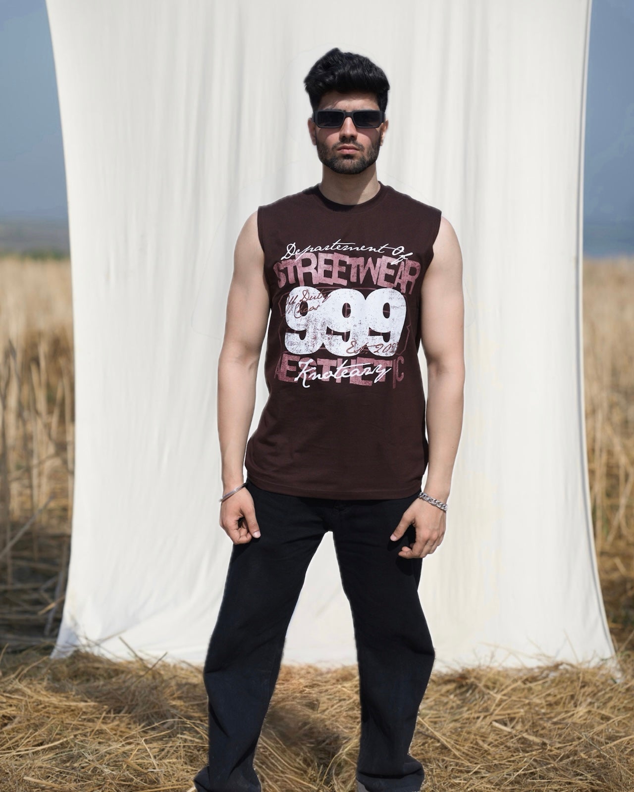 999 Aesthetics Tank BROWN