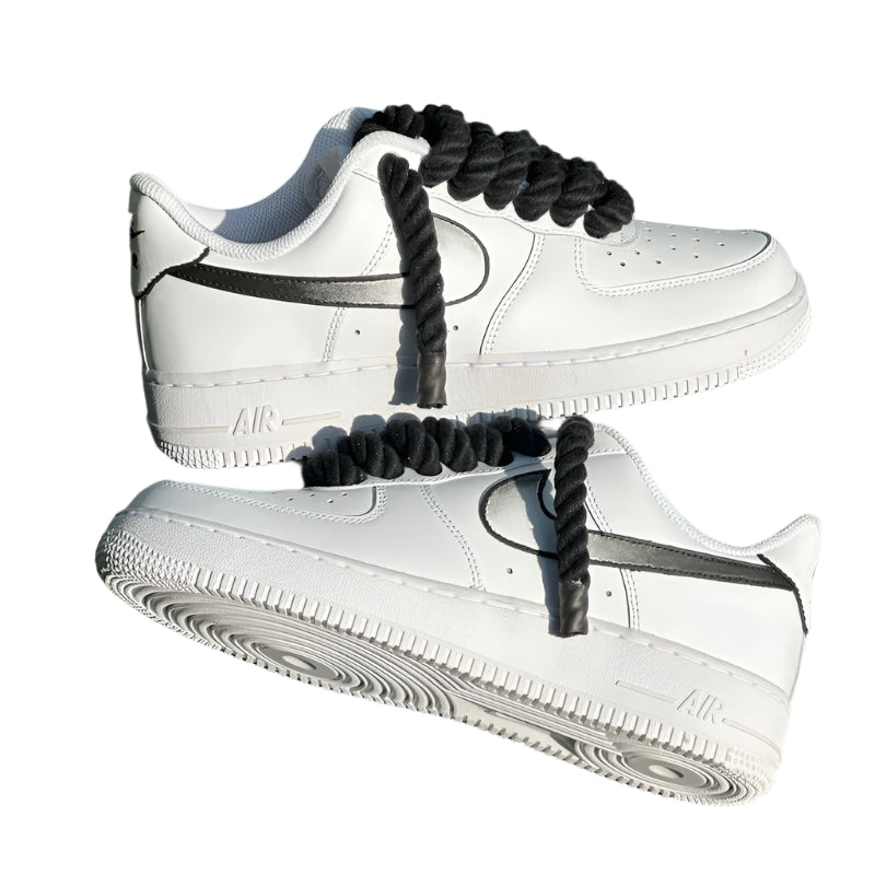 Nike Air Force 1 Low BLACK OMBRE SWOOSH