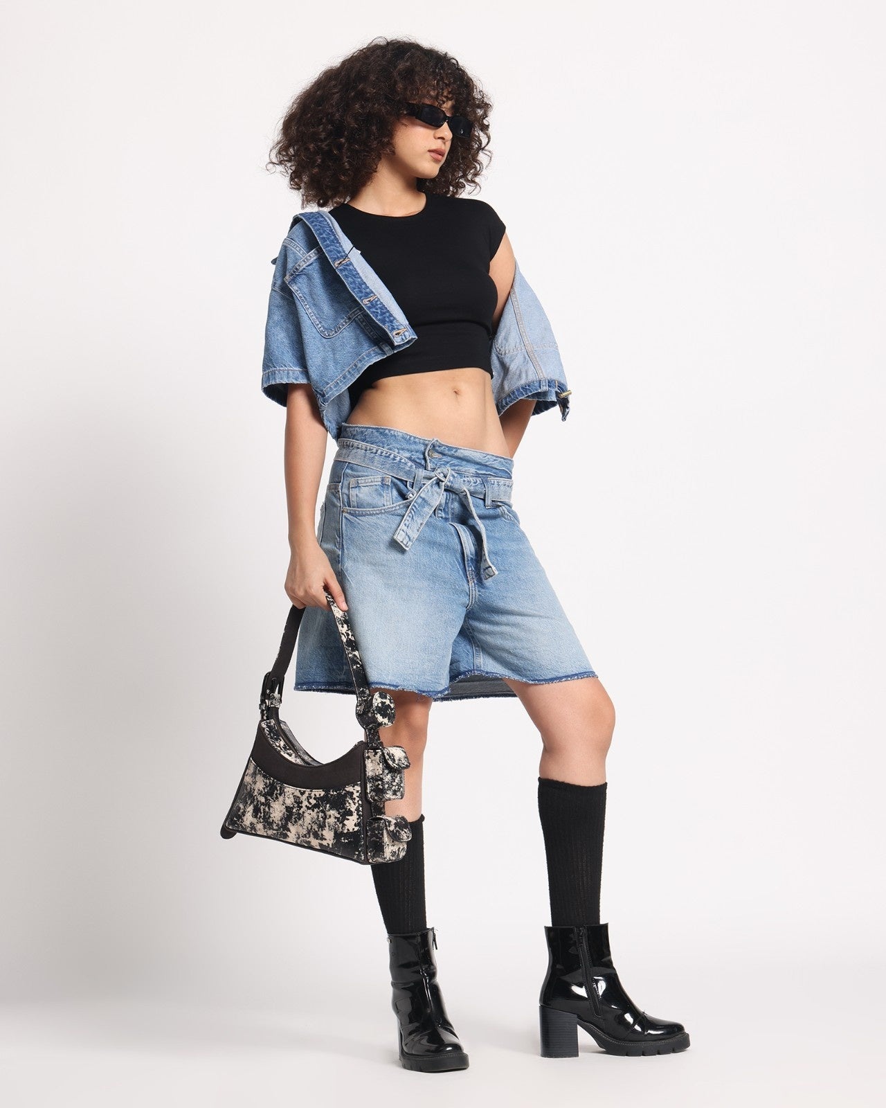 Muddled 3 Pocket Cargo Bag (Small) - Rusted Grain - Fetti