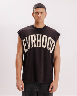 Waffle Sando - Obsidian Brown - Evrhood waffle knit sleeveless top
