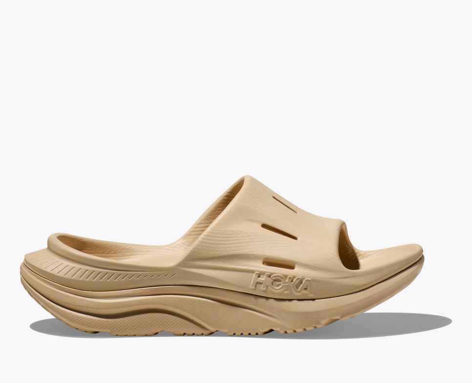HOKA ORA Recovery Slide 3 "shifting sand / shifting sand"