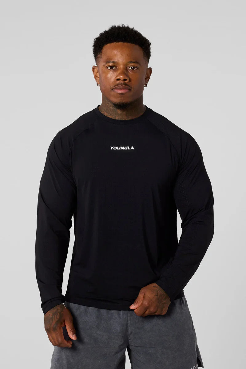 Young La 8013 - Aeromesh Longsleeves 'Black'