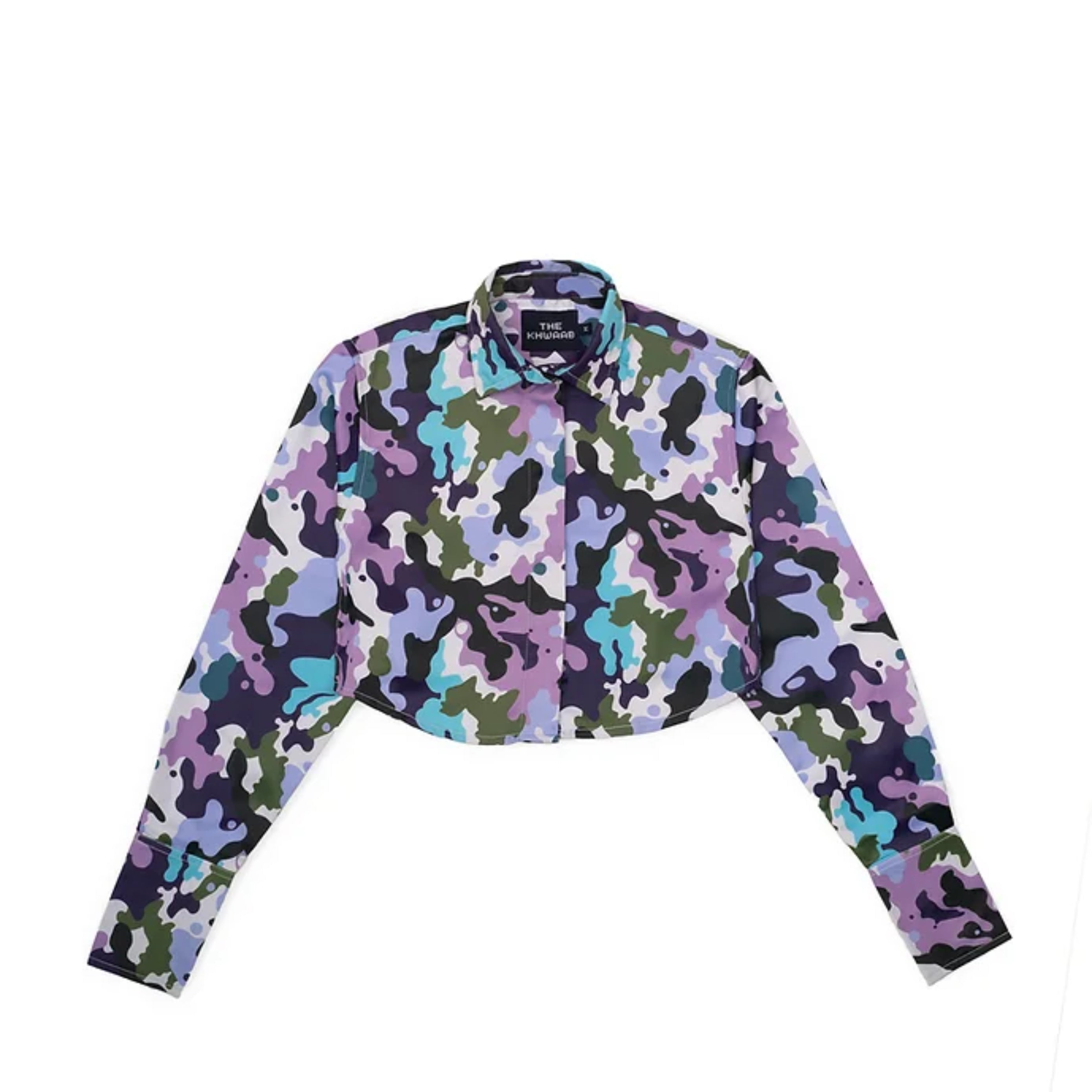 Bubblegum Camo Cropped Shirt