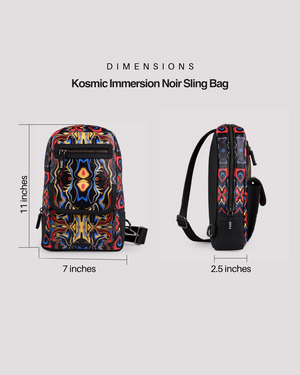 Kosmic Immersion Sling Bag - Noir Men - Fetti