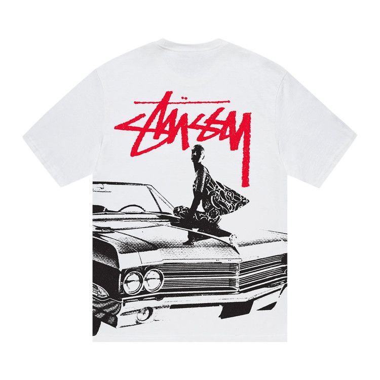 Stussy Beat Crazy Tee 'RED'