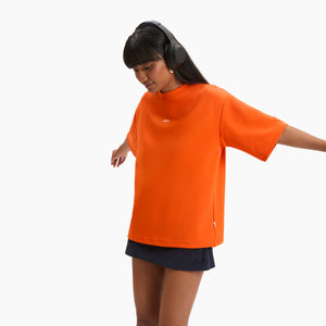 Ludic Cosmic Orange Core T Molecule T-shirt