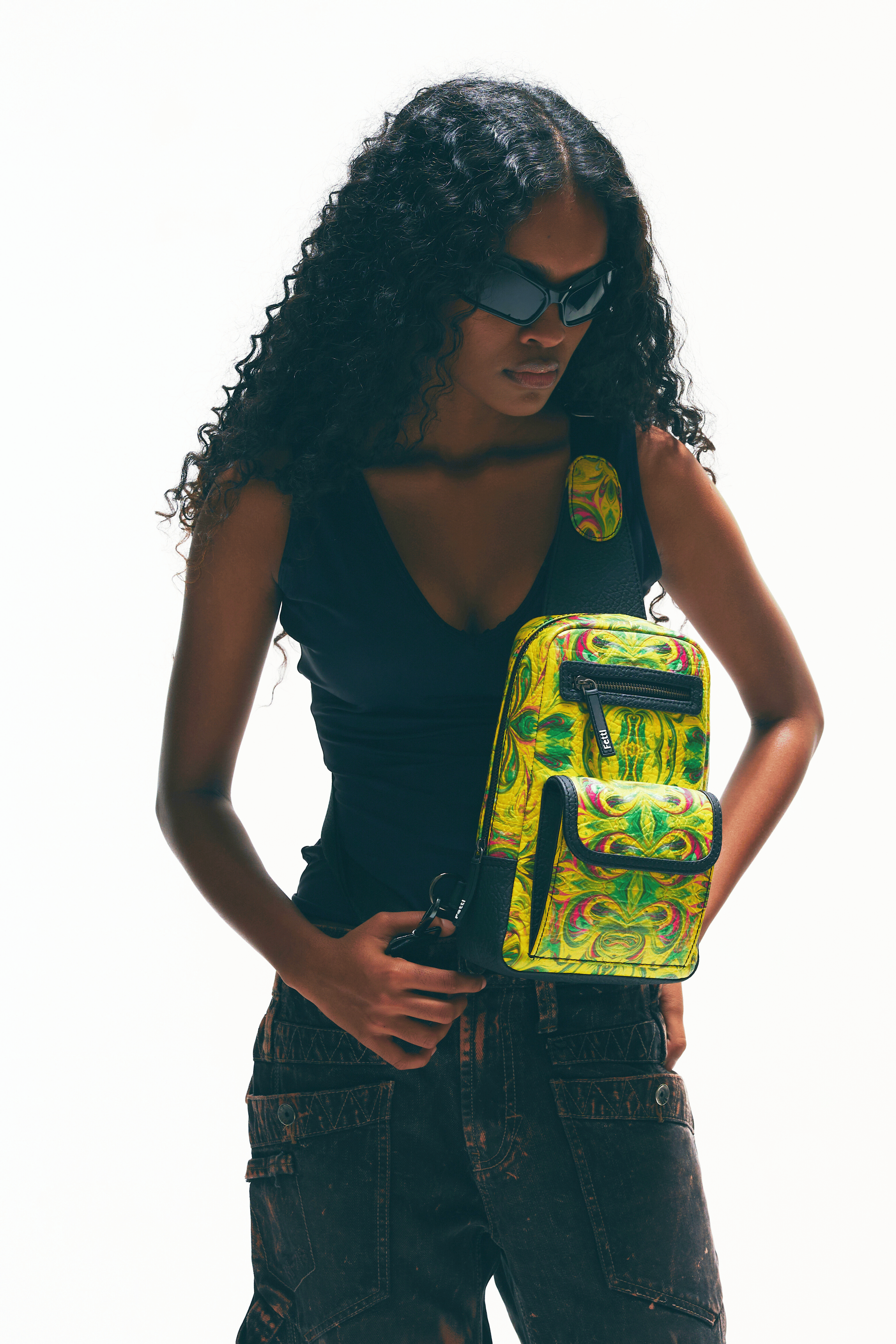 Kosmic Immersion Sling Bag- Helios Women - Fetti