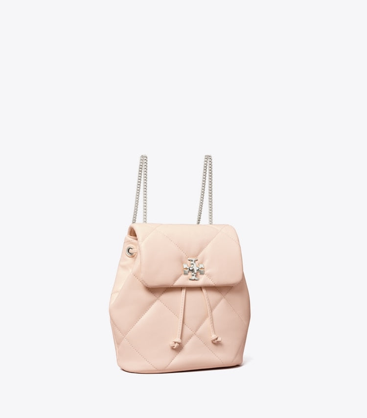 Tory Burch Mini Kira Diamond Quilt Backpack Soft Pink