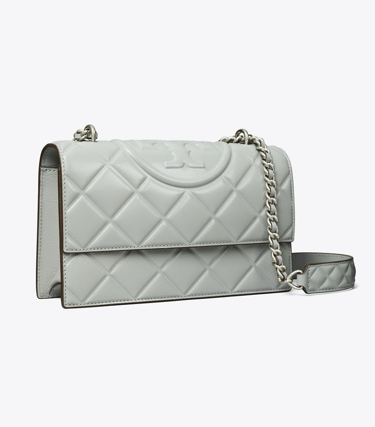 Tory Burch Fleming Shoulder Bag Gray