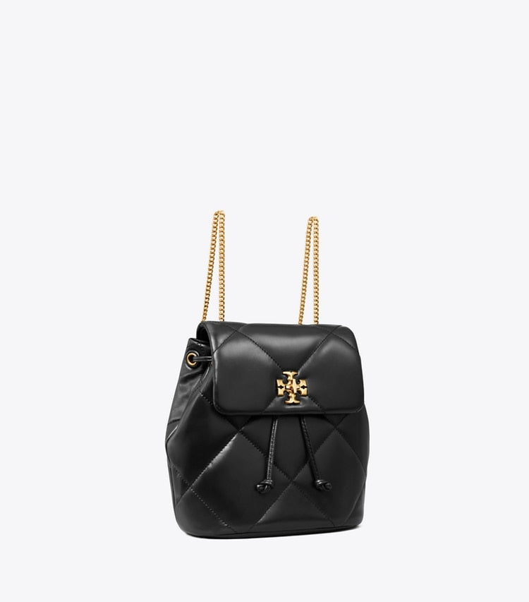 Tory Burch Mini Kira Diamond Quilt Backpack Black