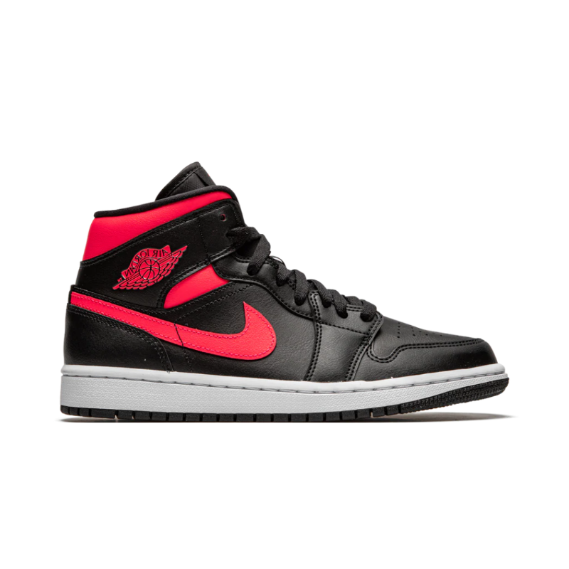 Jordan 1 Mid Black Siren Red (W)