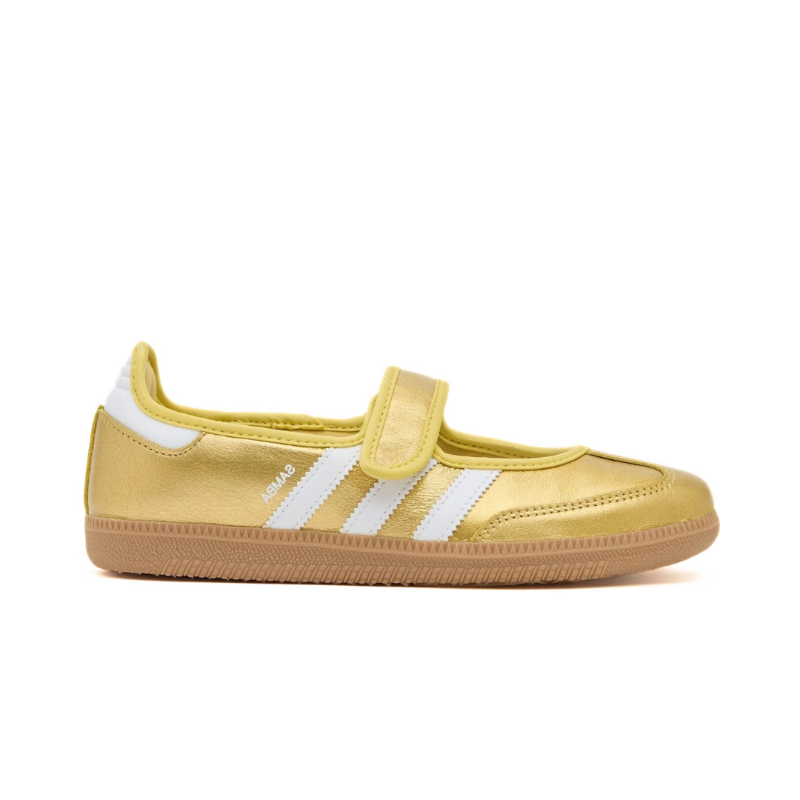 Adidas Samba JANE Gold Metallic White (W)