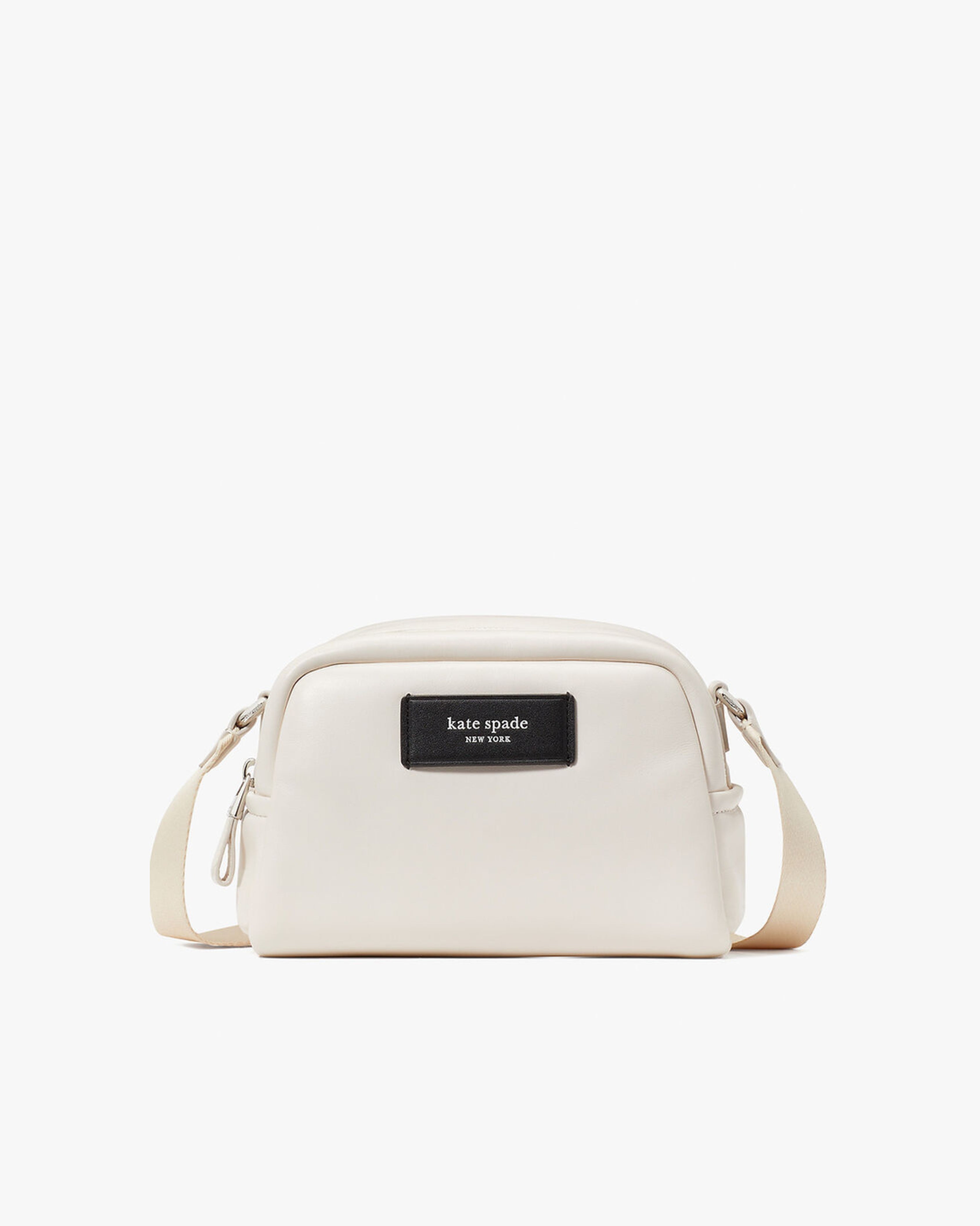 Kate Spade Puffed Small Crossbody Parchment