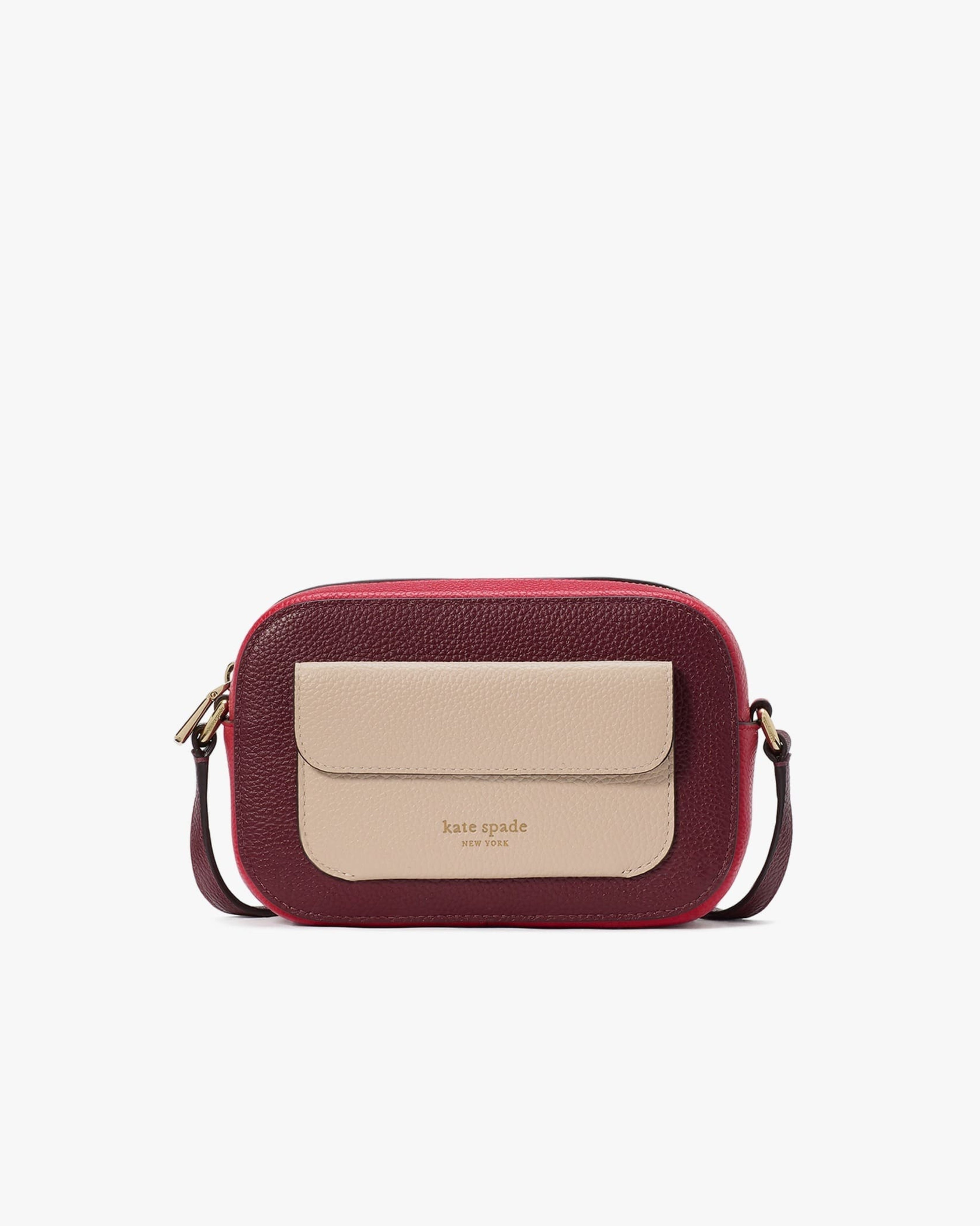 Kate Spade Ava Colorblocked Crossbody 'Cherry Juice Multi'