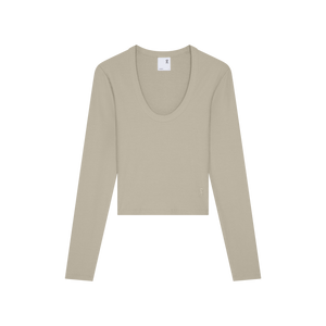 All-Day Ribbed Long-T - Womens
