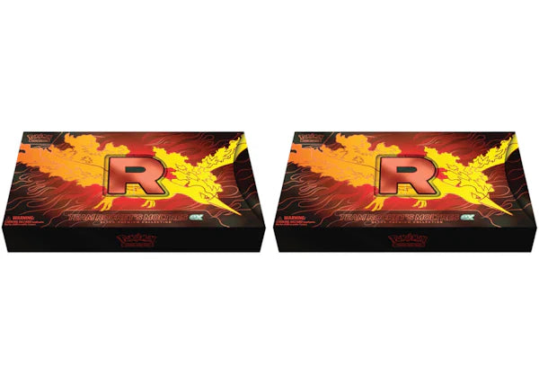 2025 Pokémon Team Rocket Moltres ex Ultra-Premium Collection 2x Lot