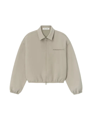 Beige jacket on a light beige background