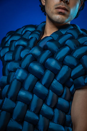 Woven Puffer Jacket - Kreflct