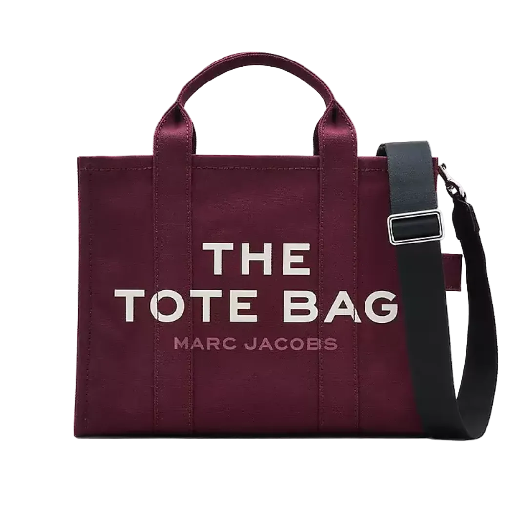 Marc Jacobs The Canvas Medium Tote Bag dark plum