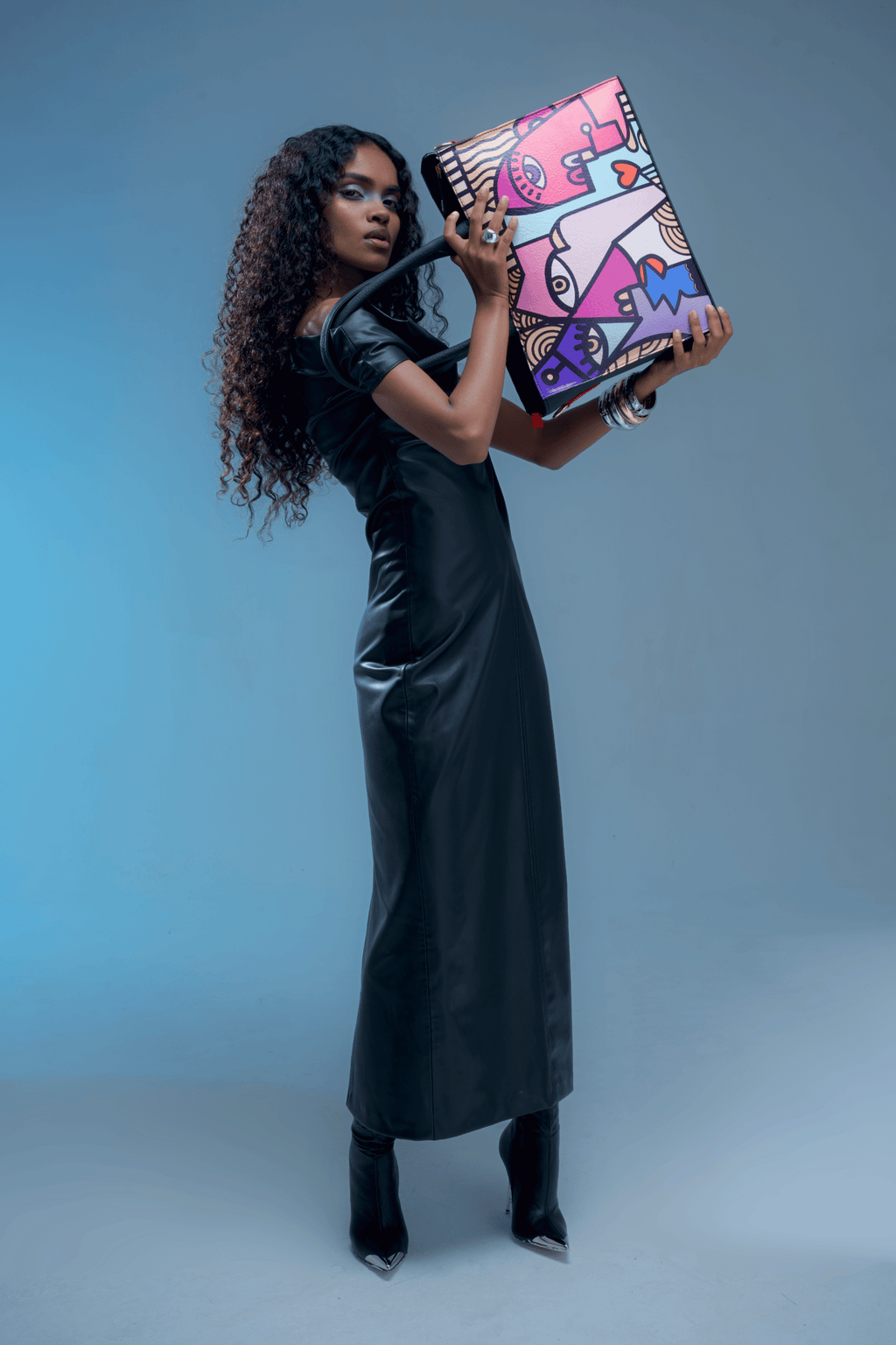 Fetti Faces Pink Tote Bag - Fetti