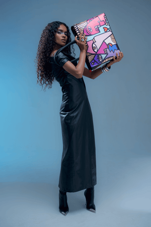 Fetti Faces Pink Tote Bag - Fetti